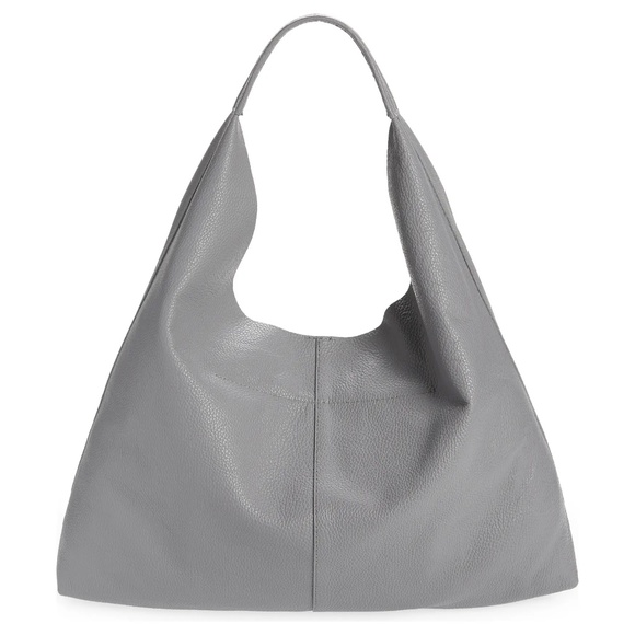 Kurt Geiger London Violet Large Leather Hobo - Grey - Picture 2 of 8